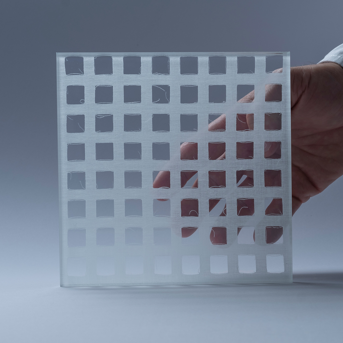 Large White Square Translucent